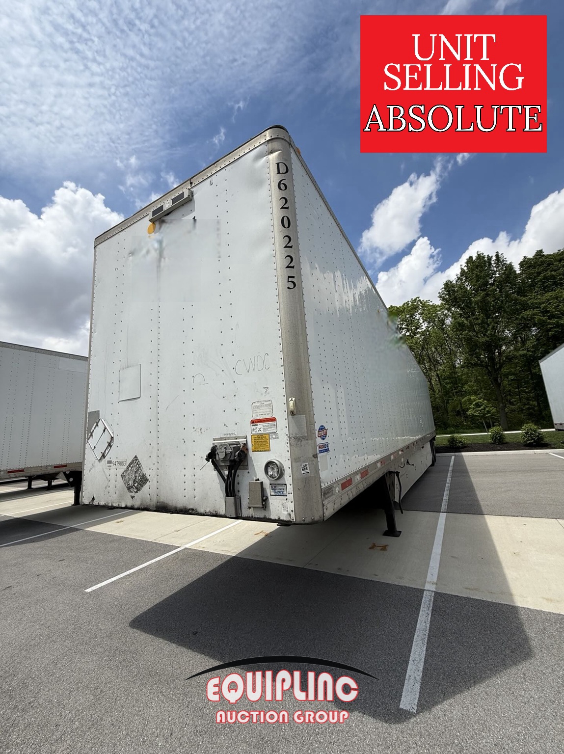 2014 UTILITY 53X102 DRY VAN TRAILER (A45678)