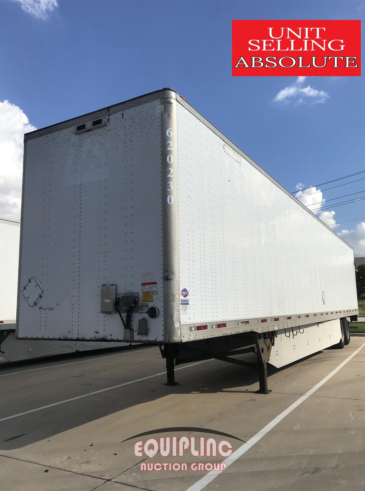 2014 UTILITY 53X102 DRY VAN TRAILER (A50046)