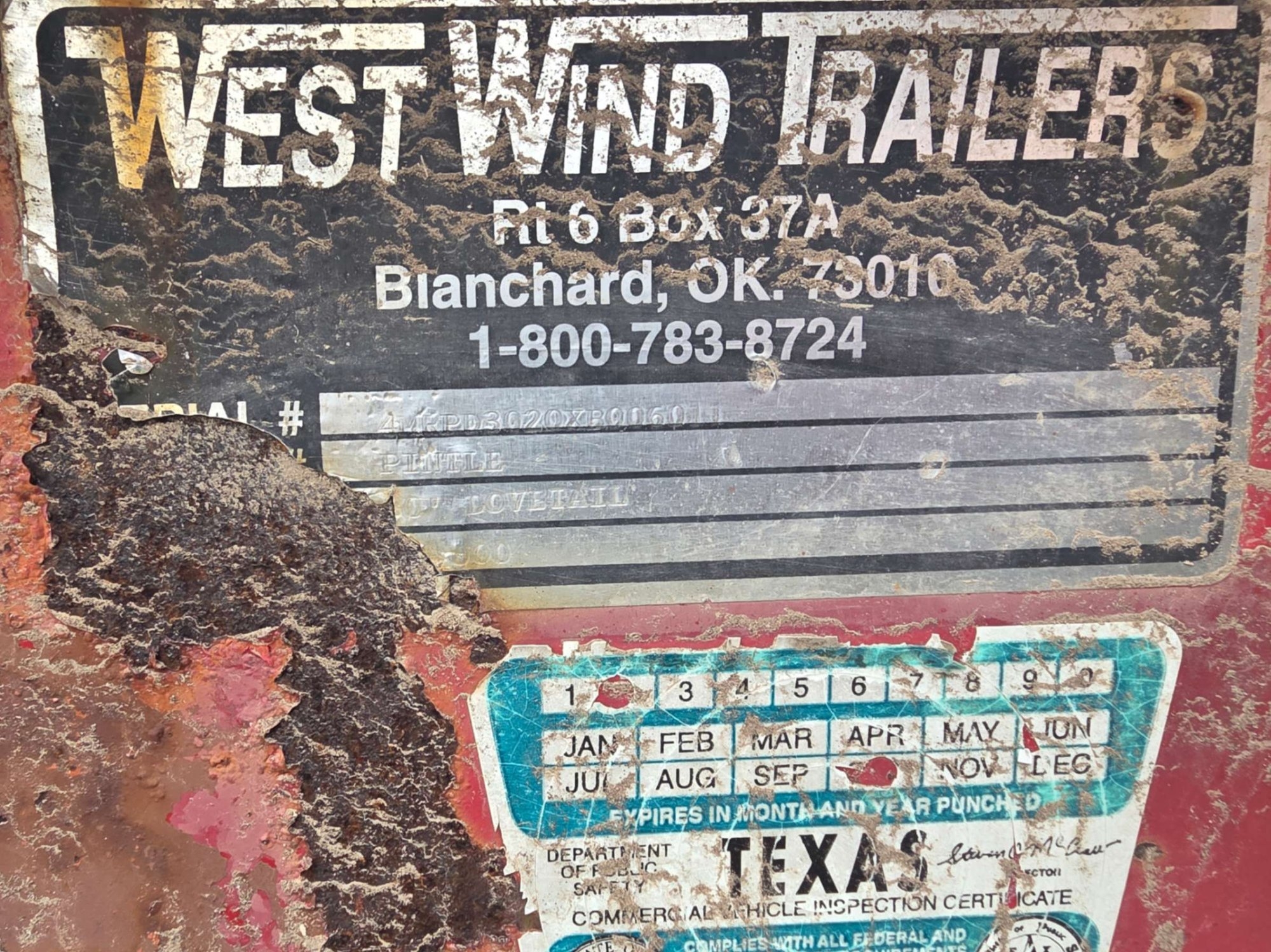 1999 WEST WIND 30FT PINDLE FLATBED DOVETAIL TRAILER (A58214)
