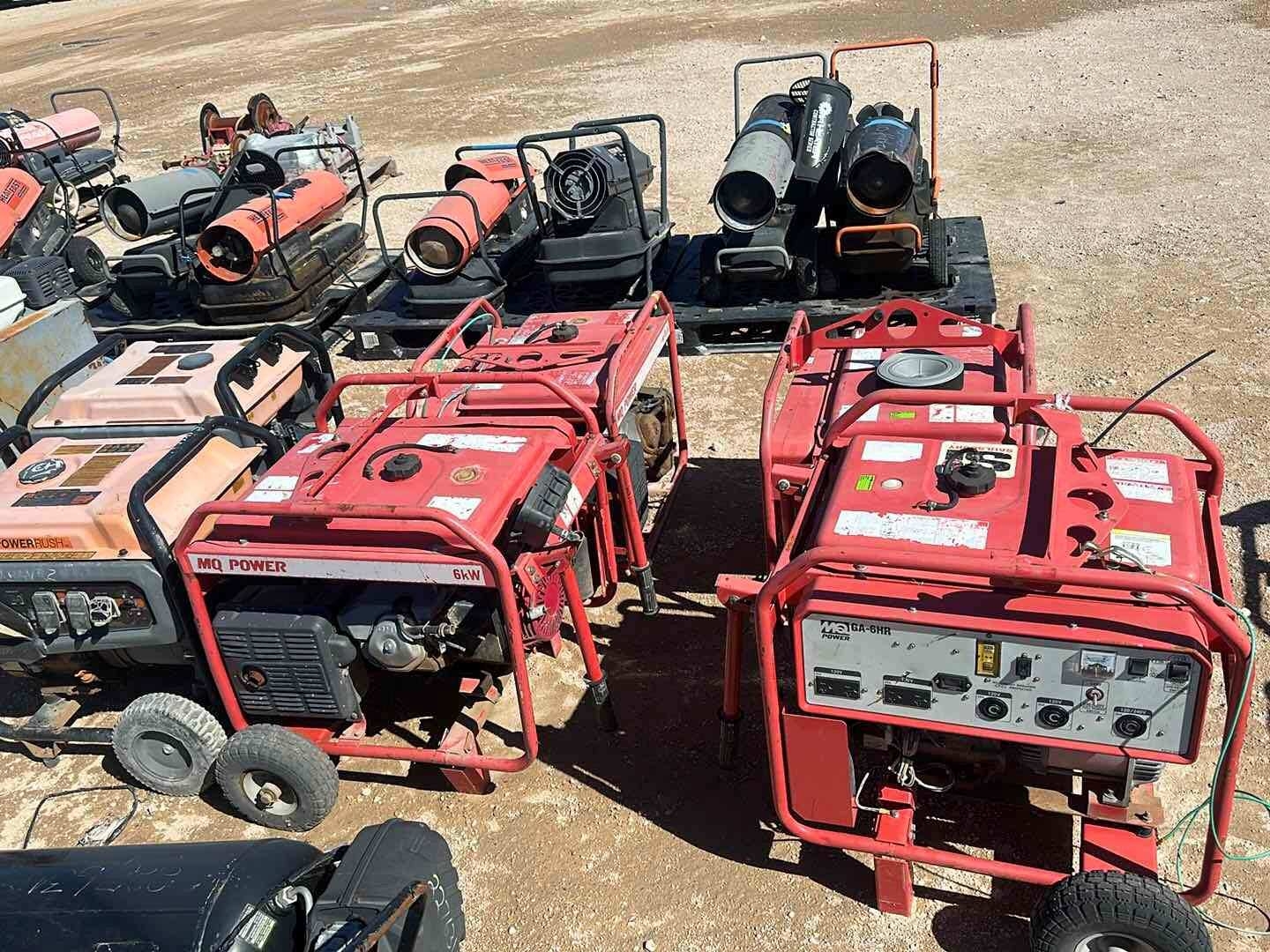 SET OF (6) GENERATORS (A55745)