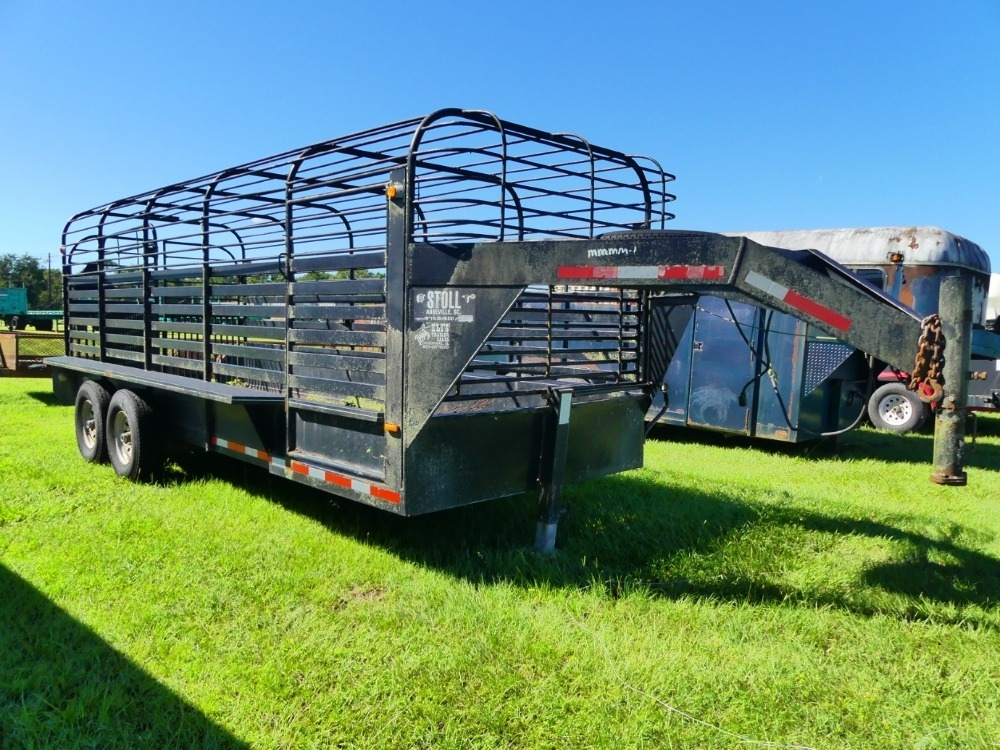 2014 Stoll 8'x20' Stock Gooseneck (A53316)