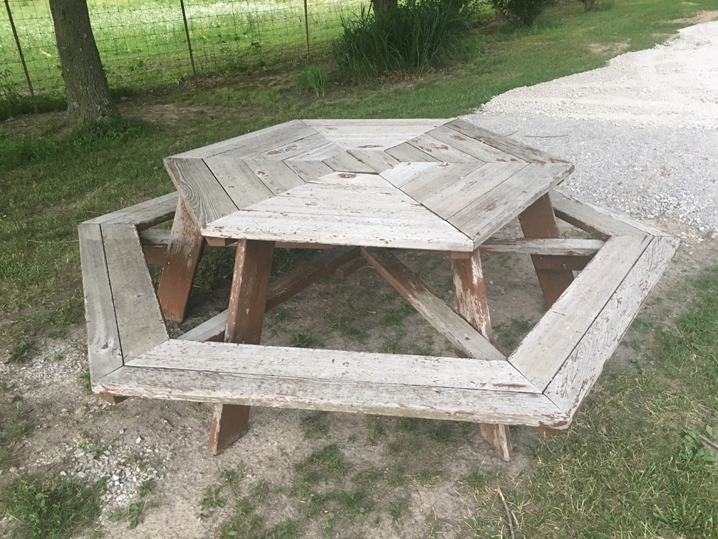 Hexagon Picnic Table.JPG