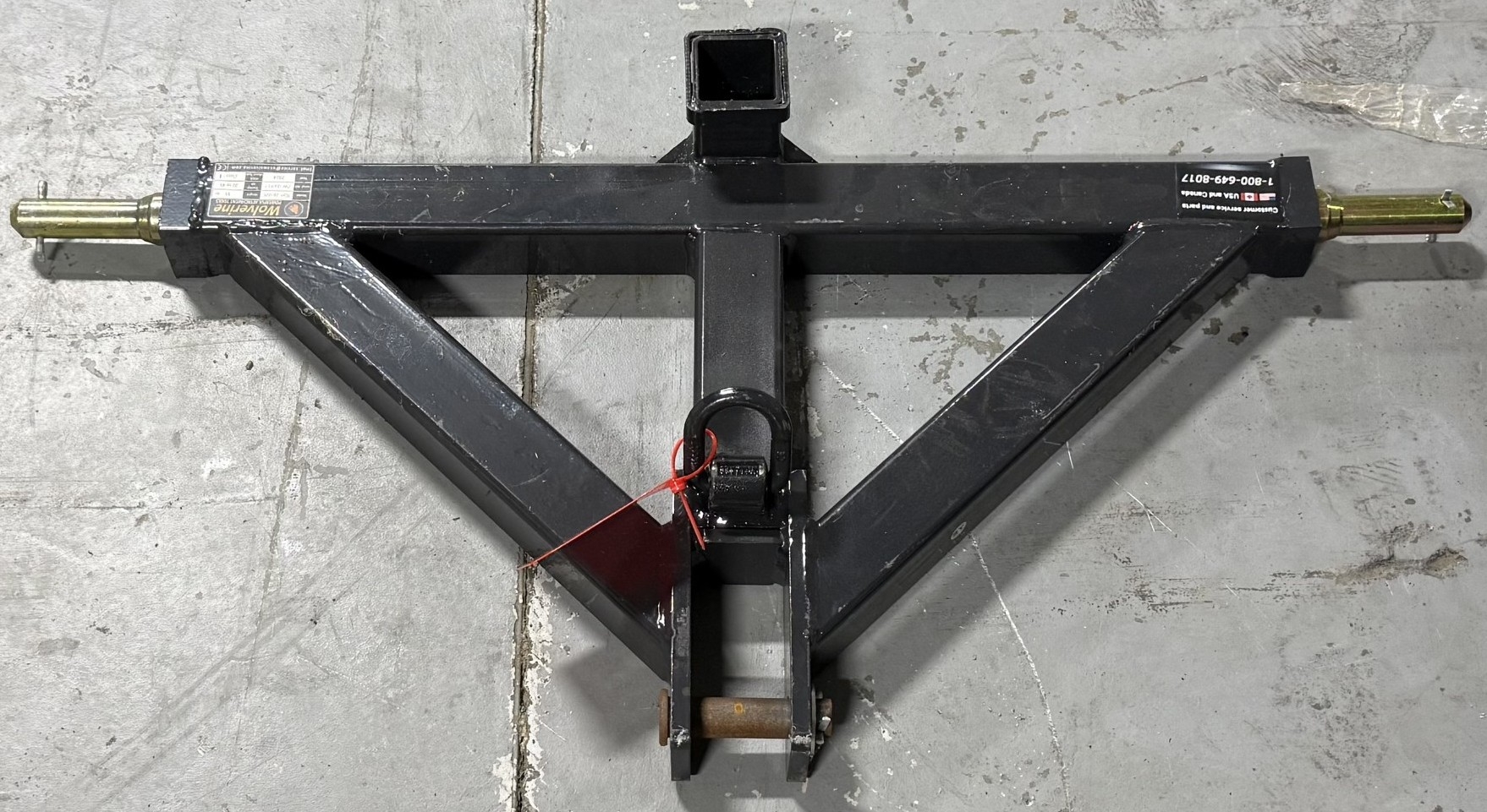 New Wolverine 3Pt hitch Receiver (A59000)