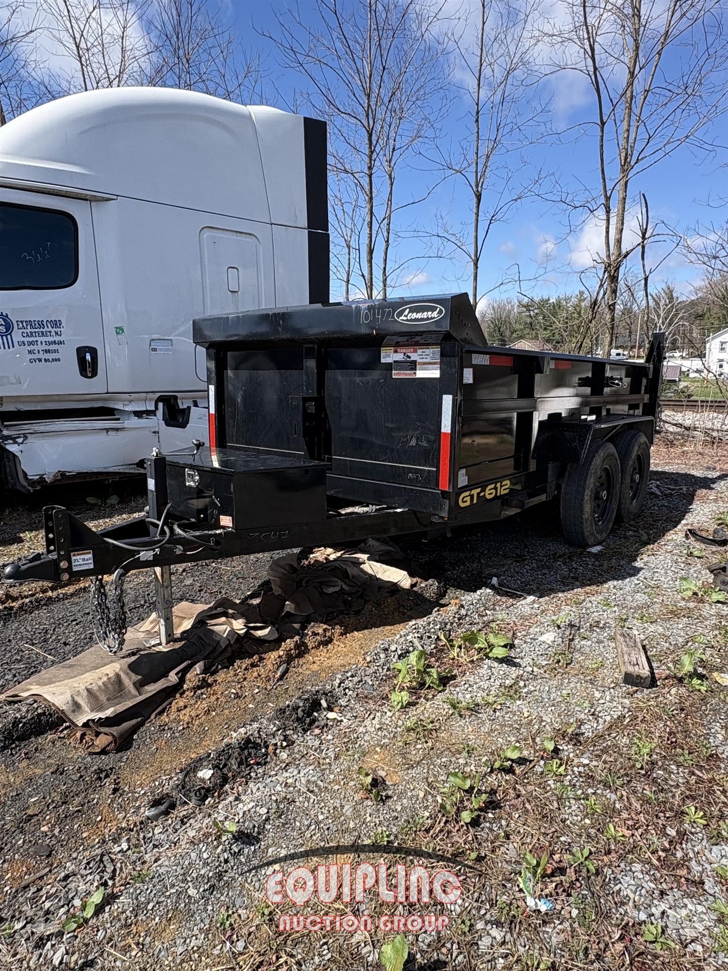 2024 CHUBBS GT-612/60 1T/A 2FT DUMP TRAILER (A59914)