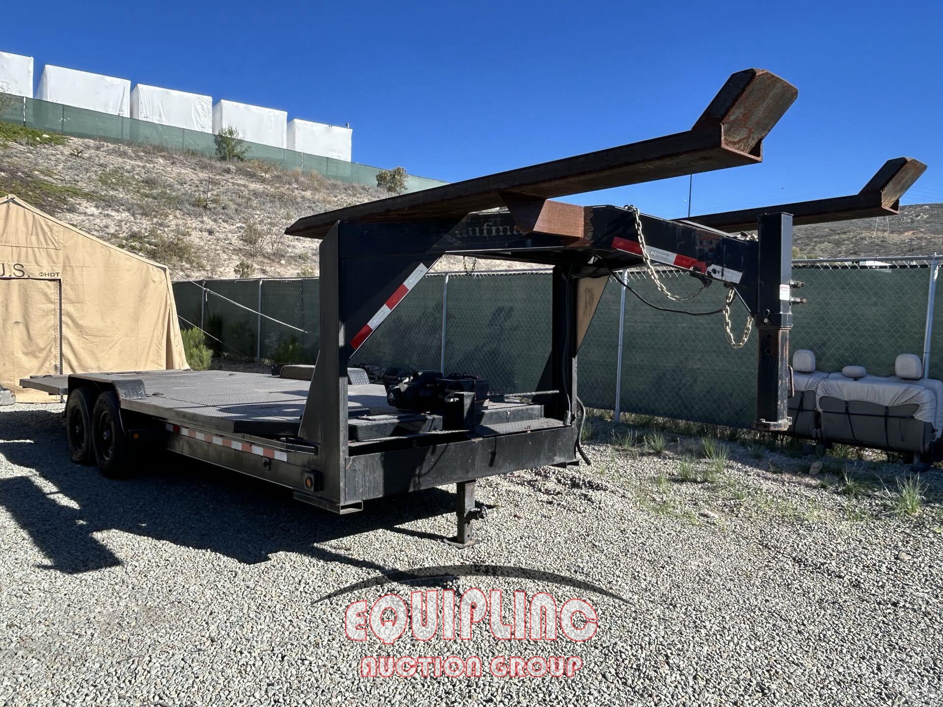2022 KAUFMAN 4X2 2 CAR TILT GOOSENECK TRAILER (A59906)