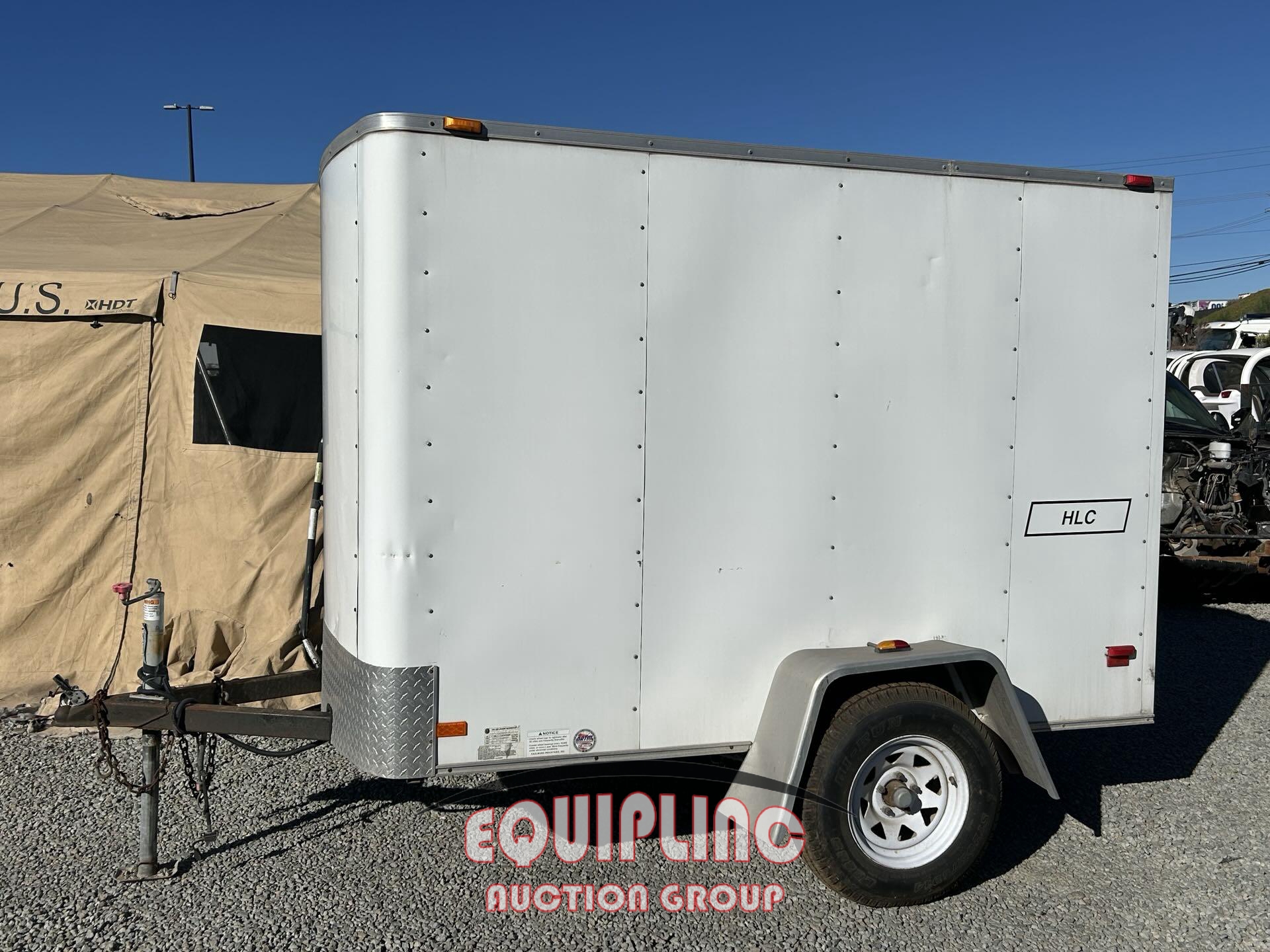 2011 HAULMARK ENCLOSED CARGO SINGLE AXLE TRAILER (A56129)
