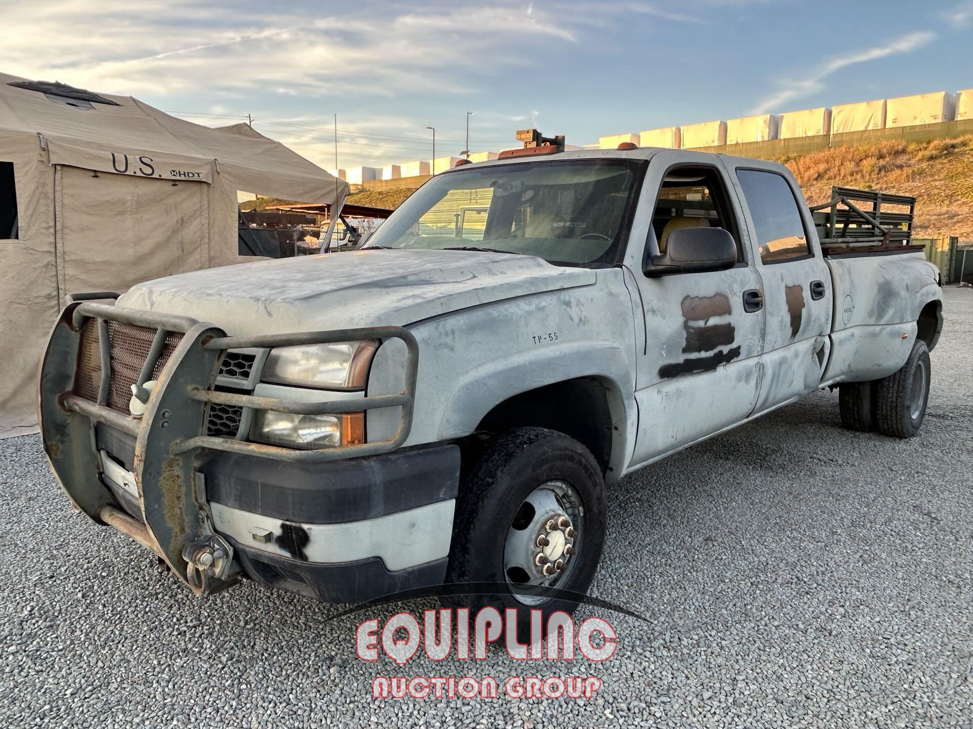 2007 CHEVROLET 3500 DUALLY 4X4 DIESEL TRUCK (A59575)
