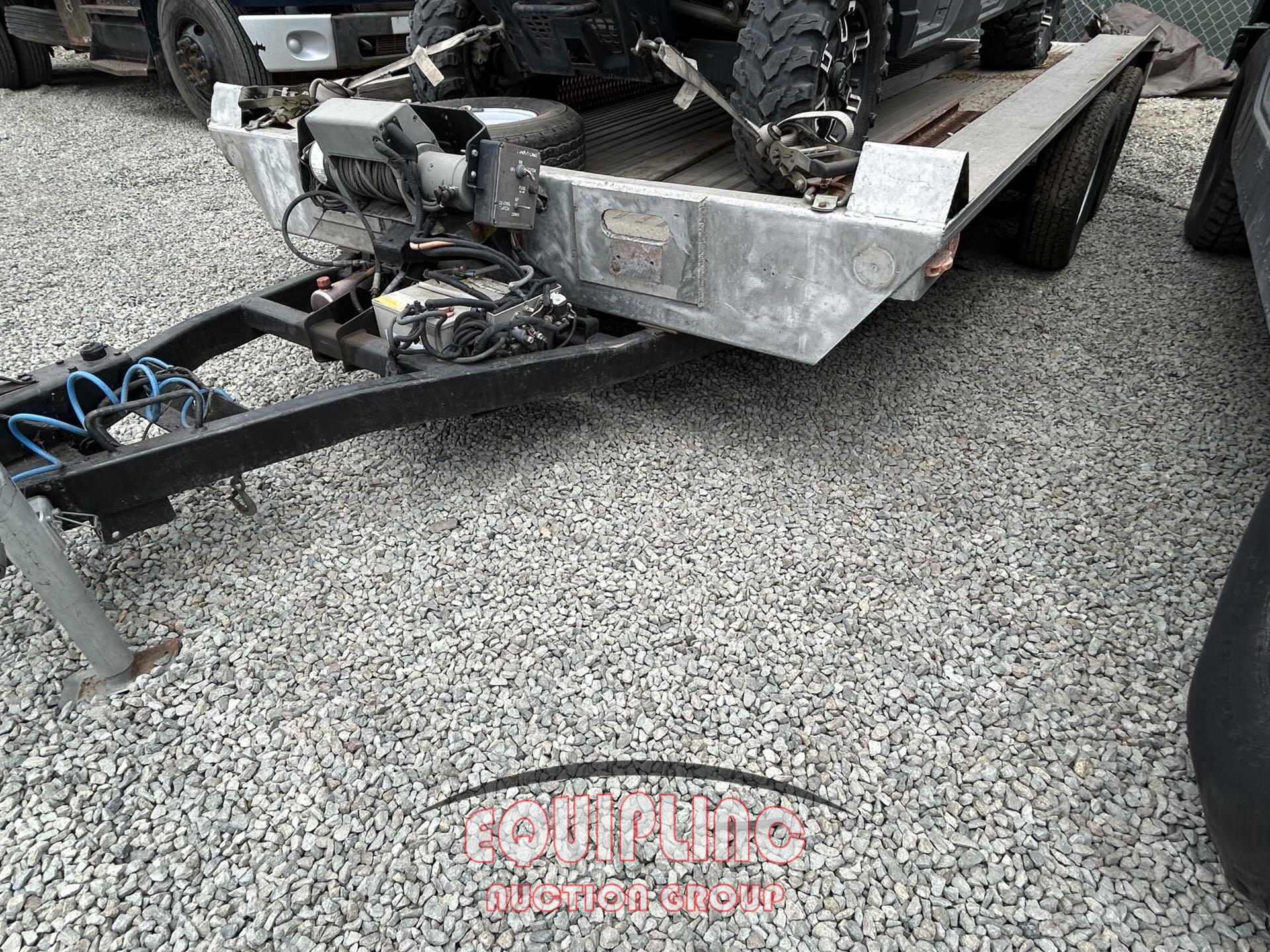 CUSTOM ALUMINUM 16FT CAR TRAILER (A51222)