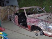 car finally off rotisserie and on dolly.jpg