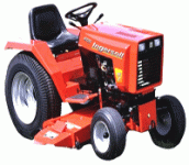 Ingersoll All Hydraulic Garden Tractor wtih Mower.gif