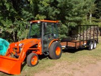 Kubota B3030 & Trailer.JPG
