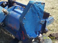 new calf, flail mower, truck tires 012.JPG