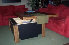 Coffee Table with table top in the eating postion..jpg
