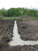 Shallow trench for footer.JPG